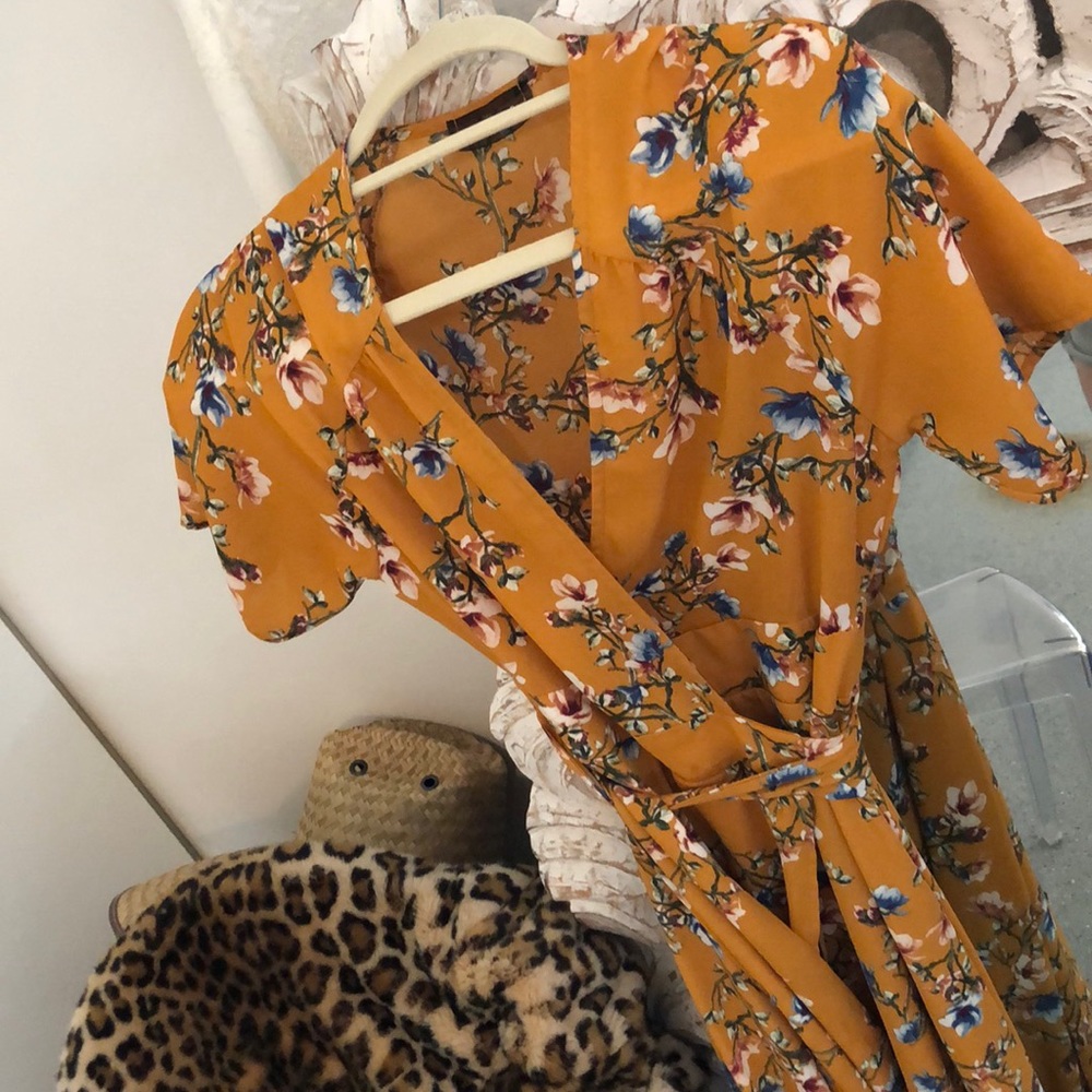 Long floral dress